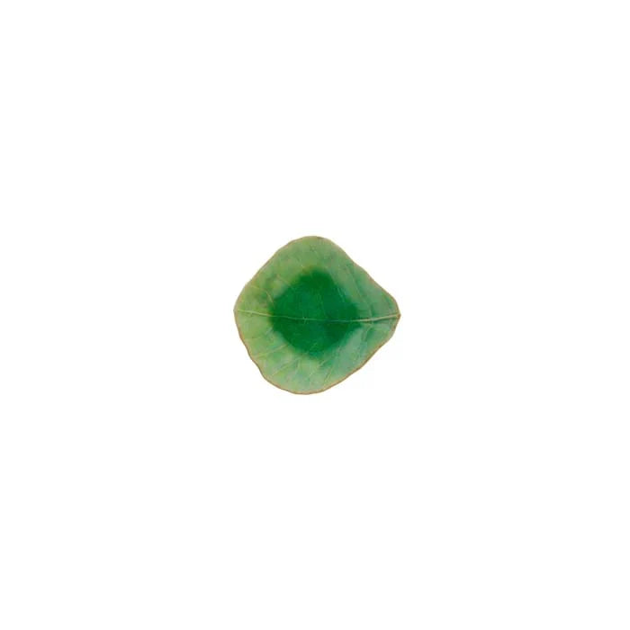 Costa Nova Dip Dish Leaf Riviera Tomate Green