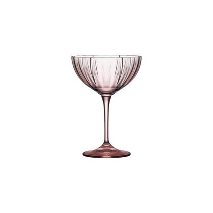 Costa Nova Pink Magnolia Set 6 Coupe Glasses Sensa