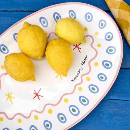 Costa Nova Summer Bliss Oval Platter