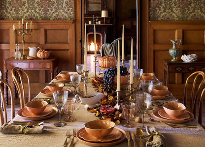 Costa Nova Silvina Appetizer Plate Terracotta Orange