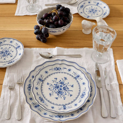 Costa Nova Dinner Plate Vila White Blue