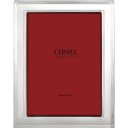 Cunill 4x6 Madison Non Tarnish Sterling Silver Picture Frame