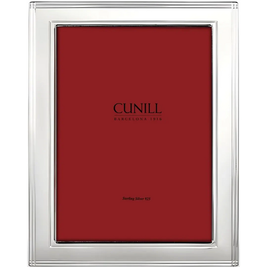 Cunill 4x6 Madison Non Tarnish Sterling Silver Picture Frame