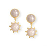 Dina Mackney Designs Earrings - Double Drop Earrings - Rose Quartz
