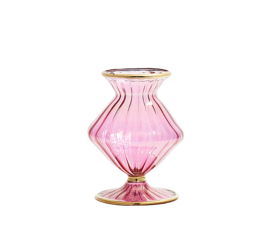 Kim Seybert Vase: Scallop in Pink