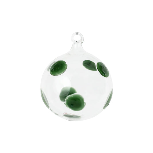 Vietri Ornament: Drop - Green