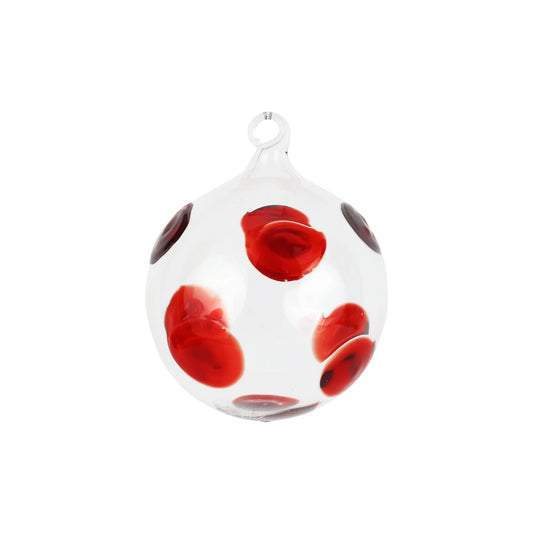 Vietri Ornament: Drop - Red