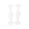 Vietri Drop Candlesticks Set/2 - White