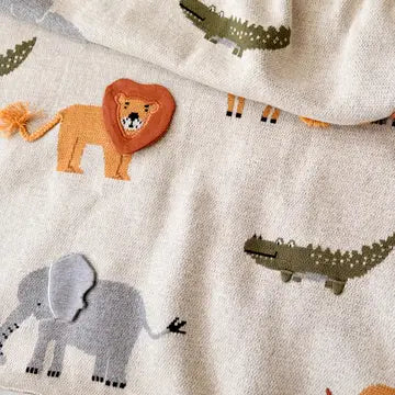 Darzzi Jungle Knit Blanket