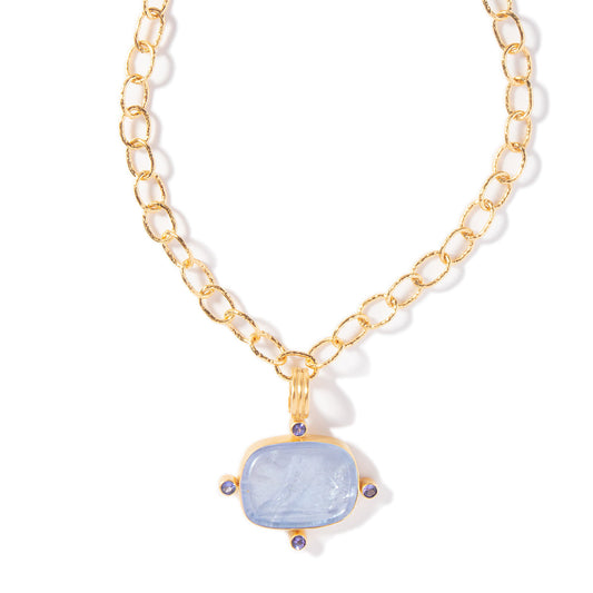 Dina Mackney Designs Pendant -  Periwinkle Pendant in Italian Glass