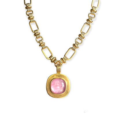 Dina Mackney Designs Necklace Set - Pippa Pink Triplet Necklace