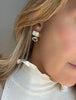 Dina Mackney Designs Earrings - Pearl Topaz Double Stud Earrings