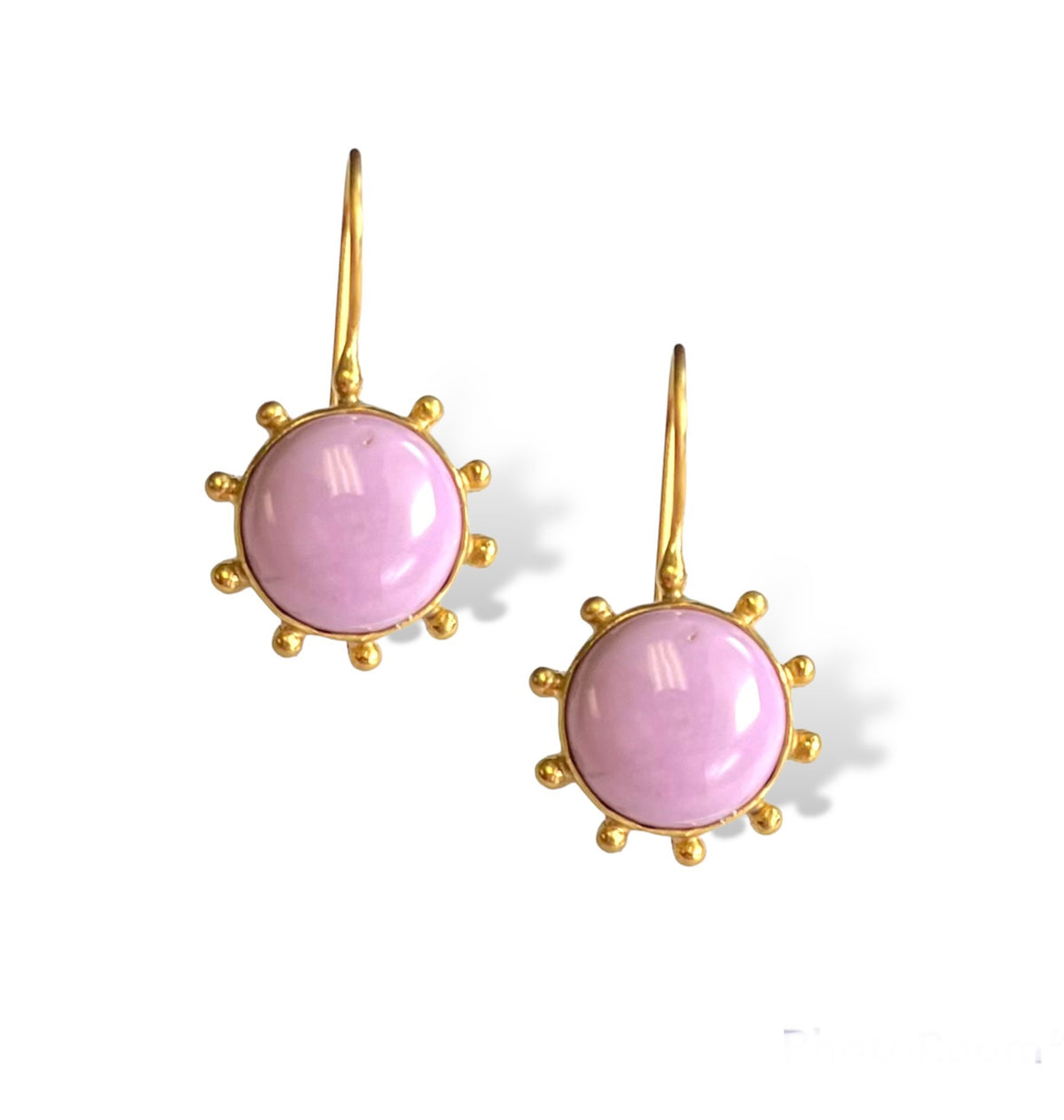 Dina Mackney Designs Earrings - Phosphosphiderite Pinwheel Earrings