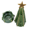 Vietri Foresta Tree Large w/Ribbon & Gold Star - Green