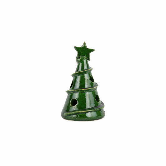 Vietri Foresta Tree Swirl Mini - Green