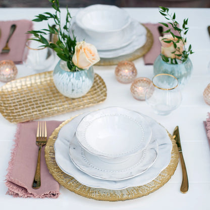 Vietri Giorno Ash - Dinner Plate