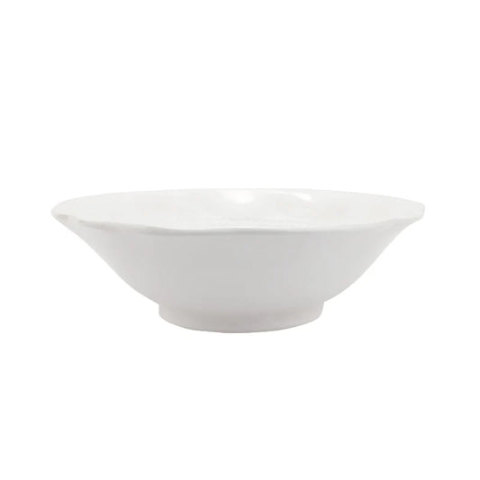 Vietri Giorno White - Serving Bowl - Medium