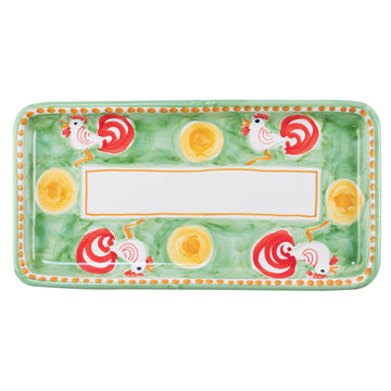 Vietri Campagna Gallina (Rooster) Rectangular Platter