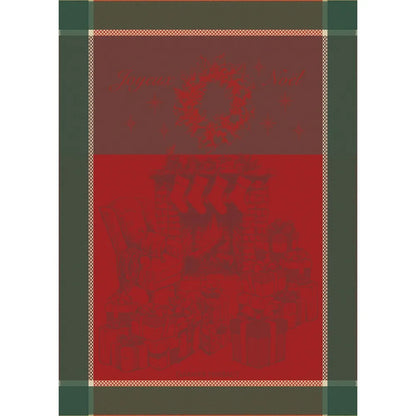 Garnier Thiebaut Les Cadeaux De Noel Houx Jacquard Kitchen Towel