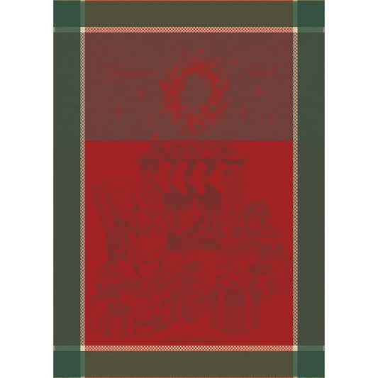 Garnier Thiebaut Les Cadeaux De Noel Houx Jacquard Kitchen Towel