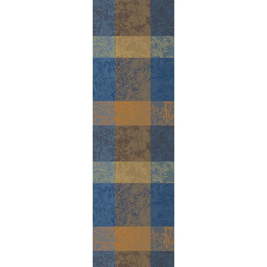 Garnier Thiebaut TR Mille Branchages Crepuscule Jacquard Tablerunner