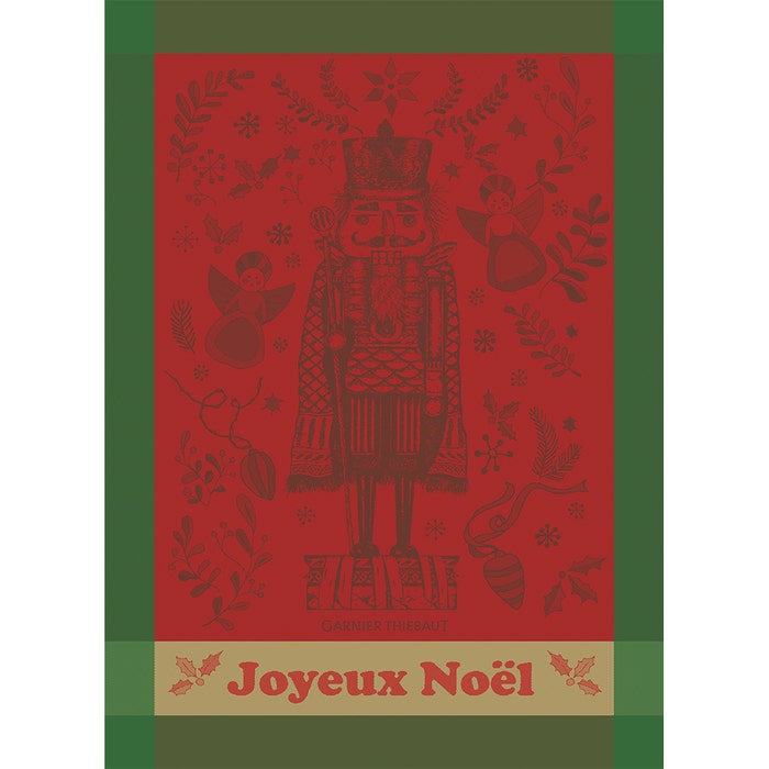 Garnier Thiebaut Noel Kitchen Towel Nutcracker