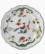 Gien Oiseaux de Paradis Dessert Plate