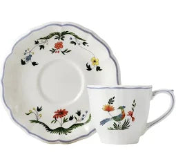 Gien Oiseaux de Paradis Tea Saucer