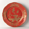 Ginori 1735 Oriente Italiano Dinner Plate - Rubrum (Red w/Gold)