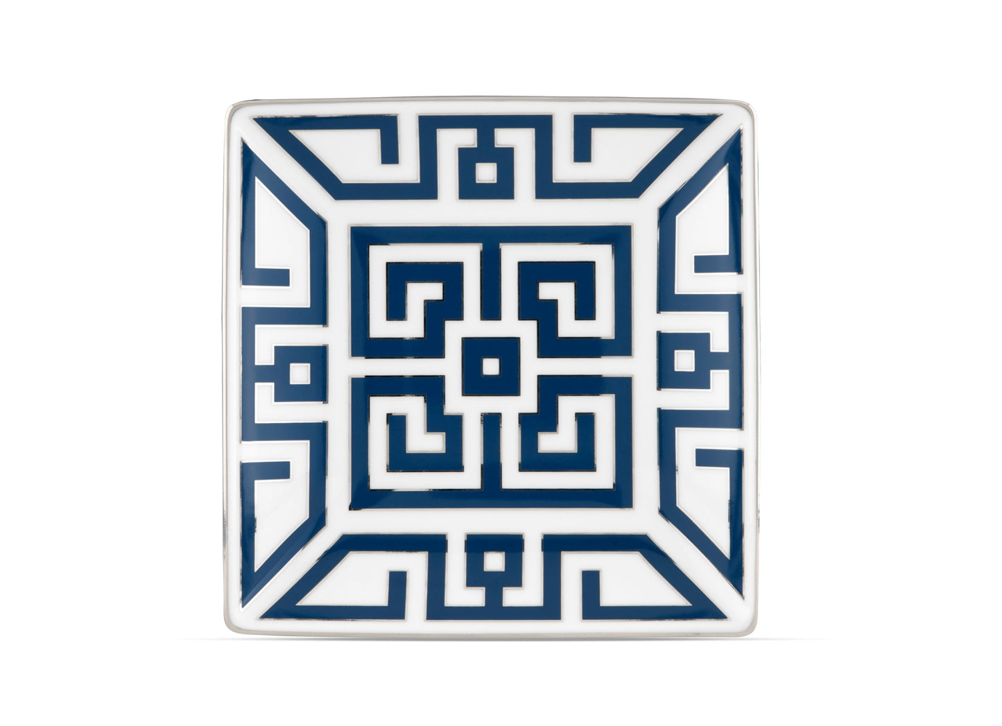 Ginori 1735 Labirinto Zaffiro Blue Square Change Tray