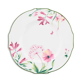 Ginori 1735 Florenza Malva Pink & White Dinner Plate