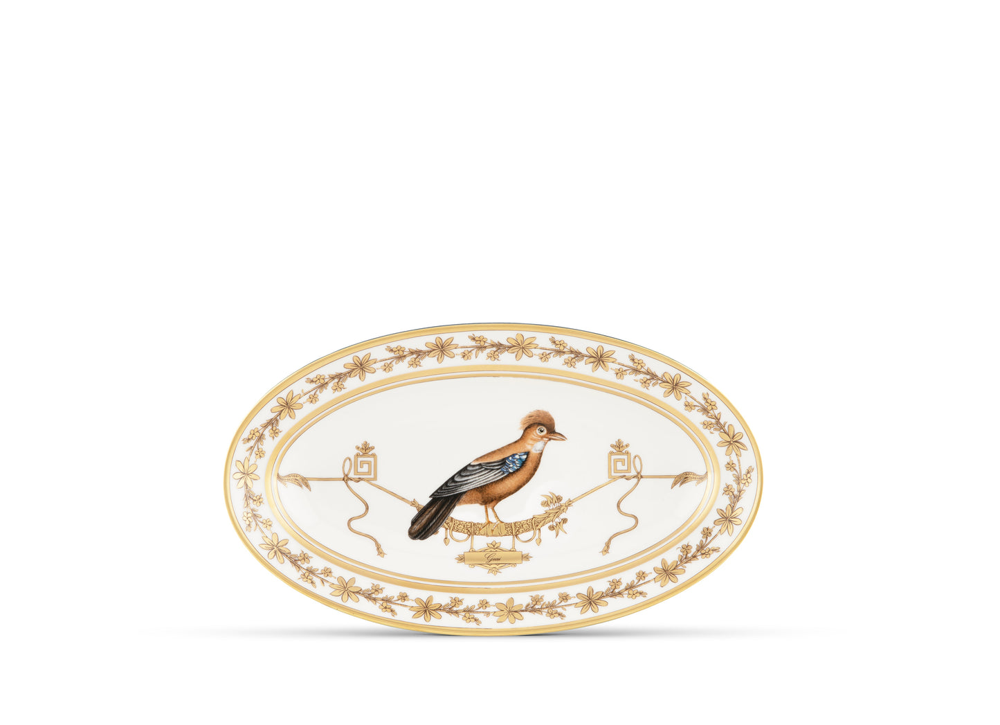 Ginori 1735 Voliere Pickle Dish Geai
