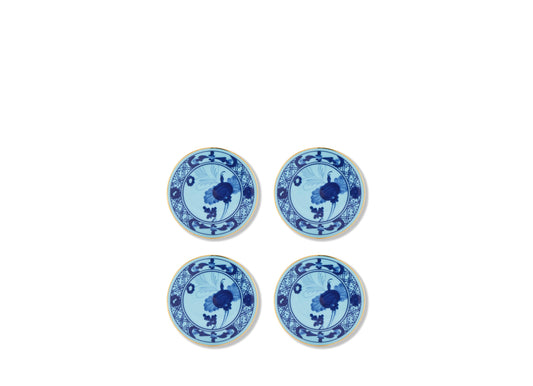 Ginori 1735 Iris Coasters Oriente Italiano Set of 4