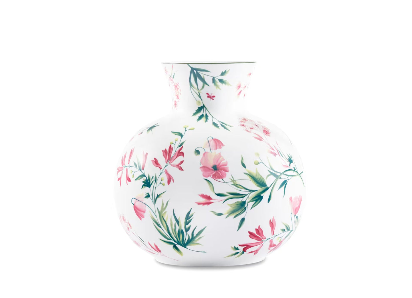 Ginori 1735 Malva Pink Spherical Vase