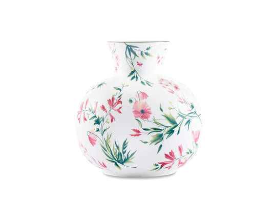 Ginori 1735 Malva Pink Spherical Vase