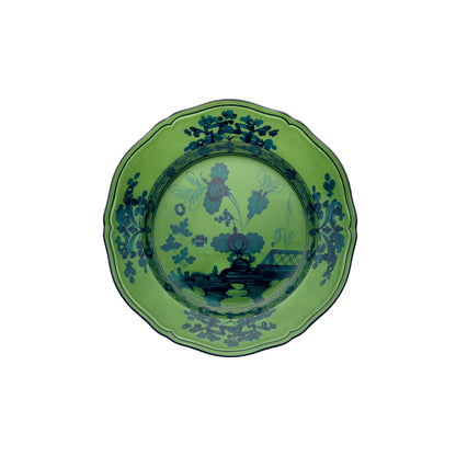 Ginori 1735 Oriente Italiano Bread Plate - Malachite (Green)