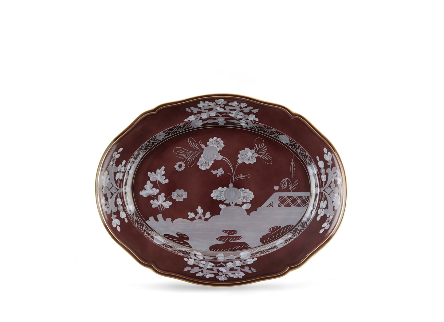 Castagna Oval Platter Large Oriente Italiano Ginori 1735