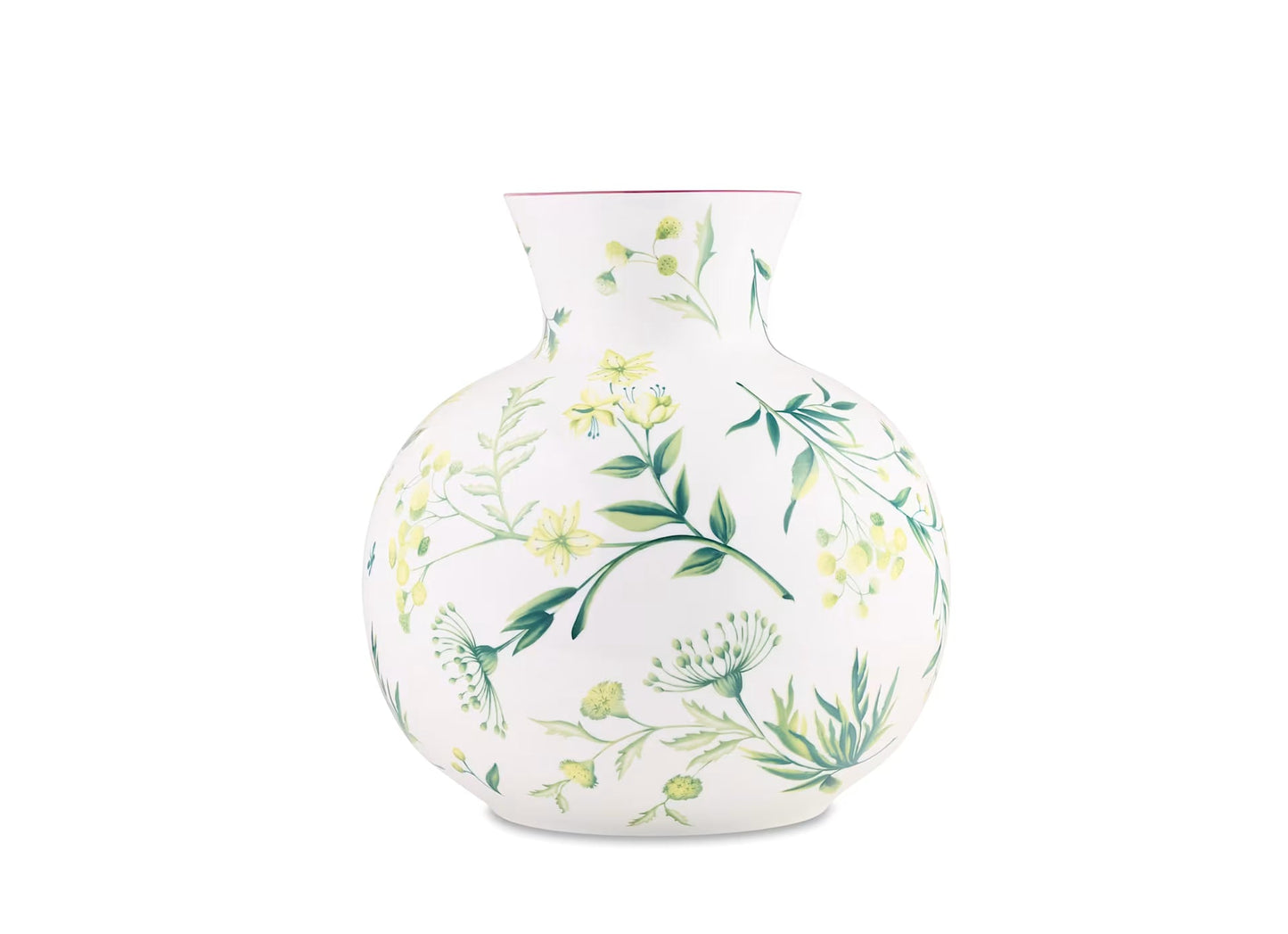 Ginori 1735 Acanto Green Spherical Vase