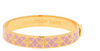 Halcyon Days Agama Sparkle Pink, Clear, Gold Hinged Bangle