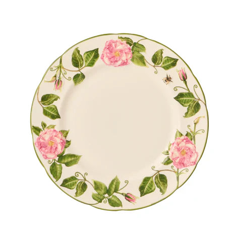 Halcyon Days King's Rose 8" Audley Plate