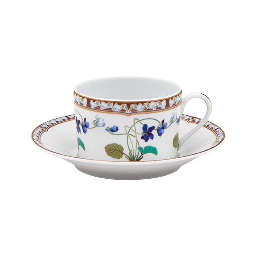 Haviland Imperatrice Eugenie Tea Cup and Saucer