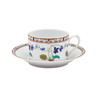 Haviland Imperatrice Eugenie Tea Cup and Saucer