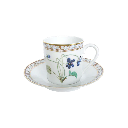 Haviland Imperatrice Eugenie Espresso Cup & Saucer