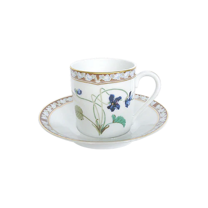 Haviland Imperatrice Eugenie Espresso Cup & Saucer