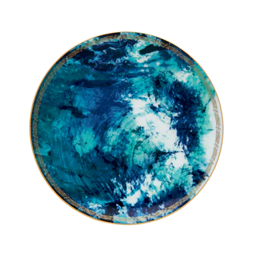 Haviland Dessert Plate Océan Bleu