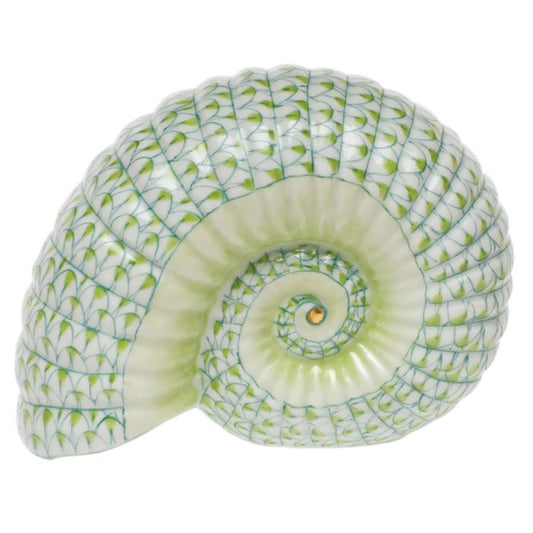 Herend Key Lime AMMONITE 4.25in W