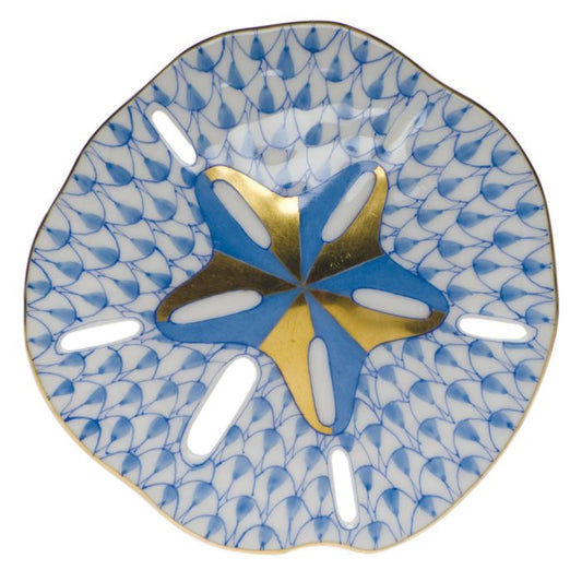 Herend Blue SAND DOLLAR 3in D