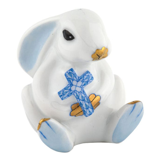 Bunny w Blue Cross Herend