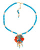 Stanley Hagler N.Y.C. Turquoise, Coral & Pearls Necklace