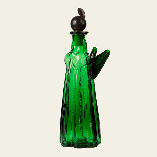 Jan Barboglio Angel Bendito Decanter in Green